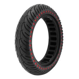 Pneu 8.5 x 2.00 Plein Trottinette électrique - Noir / Rouge