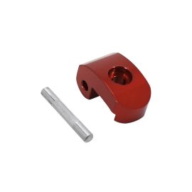 Lock / charnière de verrouillage pliage Trottinette électrique Xiaomi M365 / 1S / Essencial / Pro / Pro 2 - Métal Rouge