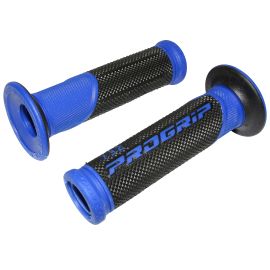 Poignées de Guidon - Progrip 732 Scooter Noir / Bleu Open end
