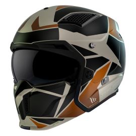 Casque Modulable Transformable - MT Streetfighter SV P1R Gris / Noir Mat