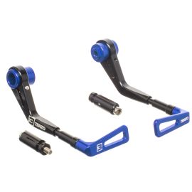 Protège levier aluminium Noir / Bleu - Terzo
