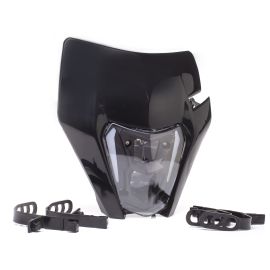 Plaque phare type KTM noir - Terzo