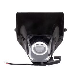 Plaque phare type Husqvarna - LED Angel Eye connectée Bluetooth - Noir - TERZO