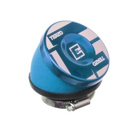 Filtre à air coudé diam. 49mm - Terzo Power - Bleu