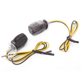 Clignotants mini square à LEDS - noir fumé - Terzo