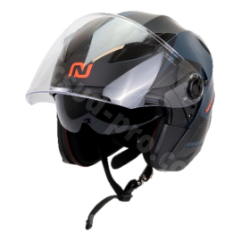 Casque Jet - NoEnd City-X / Double écran Noir / Bleu