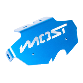 Support de plaque d'immatriculation Beta long bleu