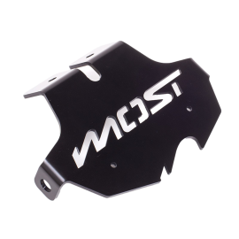 Support de plaque d'immatriculation Beta long noir