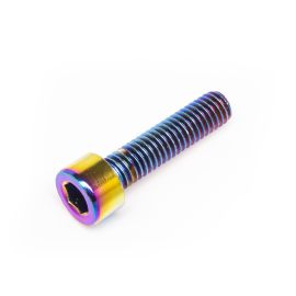 Vis M6x25 Most aluminium titane bleu