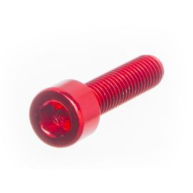 Vis M6x25 Most aluminium rouge