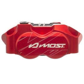 Etrier de frein avant radial 4 pistons Most Rouge