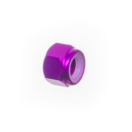 Ecrou freiné nylstop M8 Most aluminium violet DIN 985