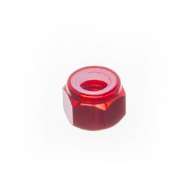 Ecrou freiné nylstop m8 Most aluminium rouge DIN 985