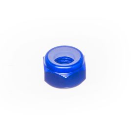 Ecrou freiné nylstop M6 Most aluminium bleu DIN 985