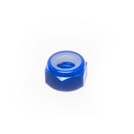 Ecrou freiné nylstop M5 Most aluminium bleu DIN 985