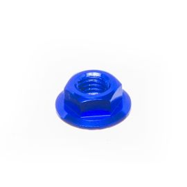 Ecrou avec rondelle intégrée M5 Most aluminium bleu DIN 6923