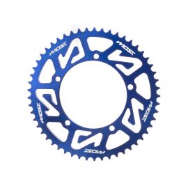 Couronne alu Most Crown 428 / 53 dents Sherco 50cc après 2021 Bleu