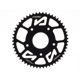 Couronne alu Most 420 - 53 dents Peugeot XPS et XR7 Noir