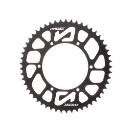 Couronne alu Most 420 - 53 dents Derbi Senda Euro 4 - DRD et GPR Noir