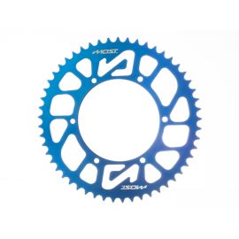 Couronne alu Most 420 - 53 dents Derbi Senda Euro 4 - DRD et GPR Bleu