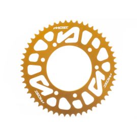 Couronne alu Most 420 - 53 dents Derbi DRD Pro Or
