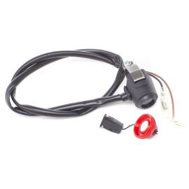 Coupe circuit aimanté Most capuchon rouge lanière cyan