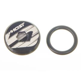 Bouchon de culasse Most Derbi Gilera Aprilia Euro 4 noir