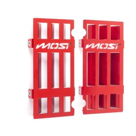 Ailette radiateur et réservoir d'huile Most Rieju MRT Rouge