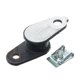 Silentbloc d'échappement Watts 76.5mm noir