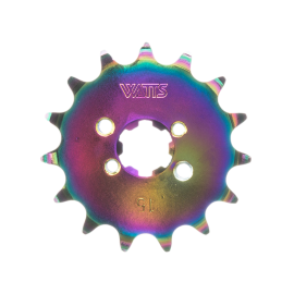 Pignon Watts Derbi après 99 Z15 420 titane bleu