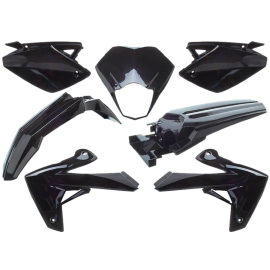 Kit carénage Watts Rieju MRT et MRT PRO noir