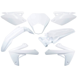 Kit carénage Watts Rieju MRT et MRT PRO blanc