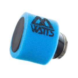 Filtre à air cross Watts mousse coudé bleu 49mm