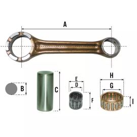 Kit bielle forgée Rito 90 X 16 X 16 mm