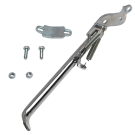 Béquille latérale adaptable Peugeot 103 lisse chromée