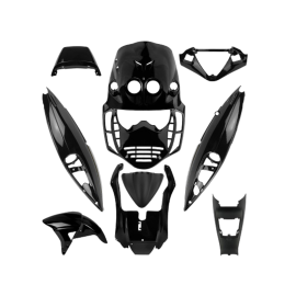 Kit carénage TNT Malaguti F12 noir brillant