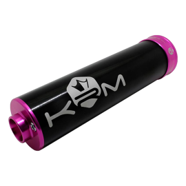 Silencieux d'échappement KRM Pro Ride 70-90cc noir/rose