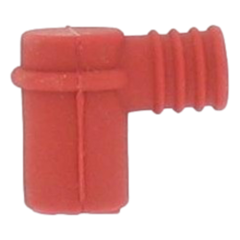 Antiparasite silicone rouge diamètre 7mm