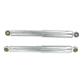 Amortisseur lisse 320 mm Chromé (La paire)