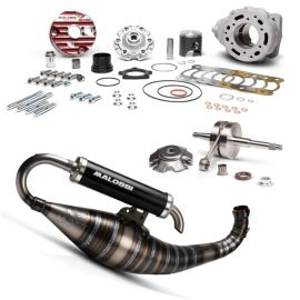 Pack moteur et pot 100cc Piaggio Malossi MHR Team Testa Rossa FL