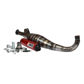 Pot d'échappement 70-80cc MVT S Race SP3 rouge Peugeot 103 MVL /SP