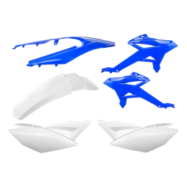 Kit carénage Watts Beta RR après 2012 blanc et bleu