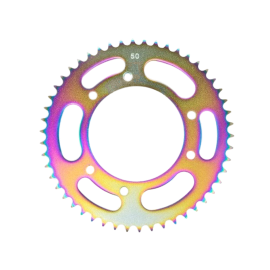 Couronne acier 420 - 50 dents Derbi DRD Pro - Racing Titane Bleu