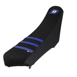 Housse de selle Mecaboite Doppler adaptable Rieju MRT après 2009 – Noir / Bleu