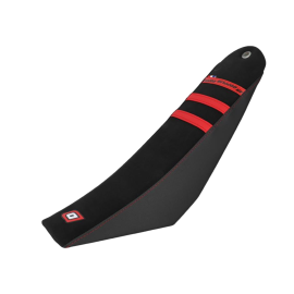 Housse de selle Mecaboite Doppler adaptable Beta RR Factory / RR Motard Track à partir de 2011 – Noir / Rouge