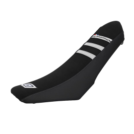 Housse de selle Mecaboite Doppler adaptable Beta RR Factory / RR Motard Track à partir de 2011 – Noir / Blanc