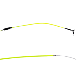 Câble gaz Doppler Teflon – Booster / BW’S Jaune fluo – Complet