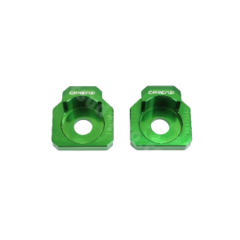 Tendeur de chaîne Carenzi vert anodisé – Rieju MRT