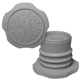 Bouchon de réservoir à pousser Peugeot 103 gris