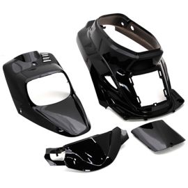 Kit carénage complet MBK Booster avant 2004 9 pièces noir